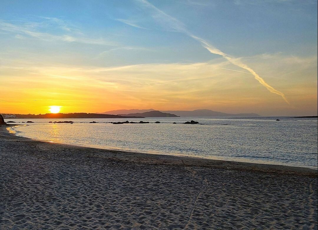 Abendstimmung am Strand von Nea Chora