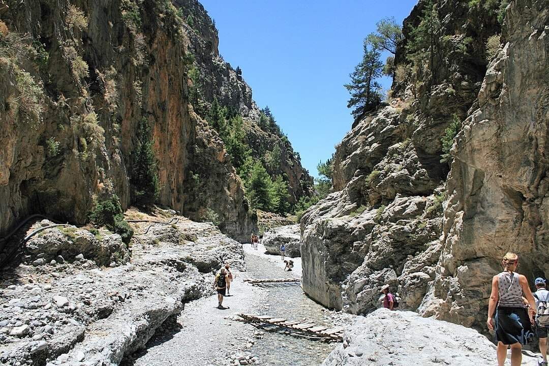 Abschnitt der Samaria-Schlucht